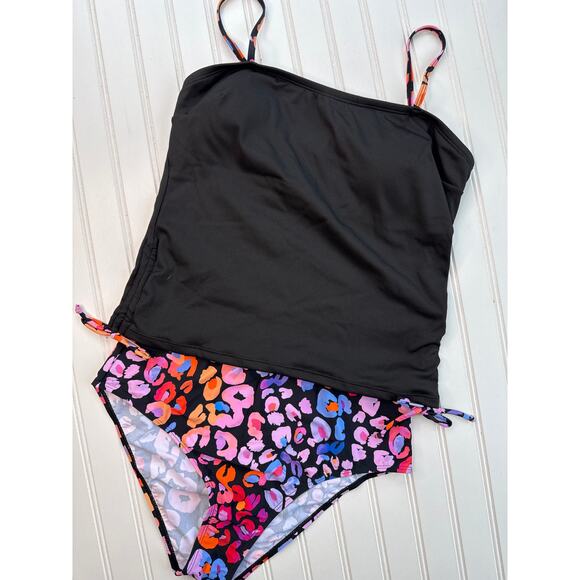 NWT Cupshe Eucalyptus Lace-Up Slim & Sculpt One-Piece Swimsuit BUNDLE Size L - Picture 5 of 6